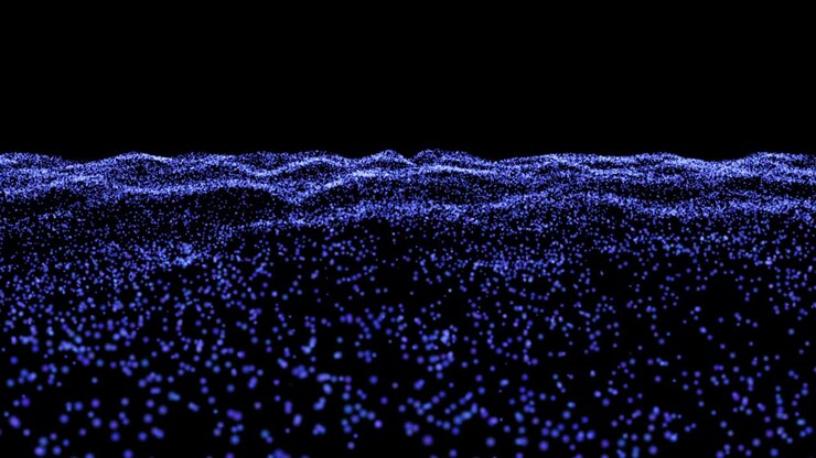 Abstract motion background wave