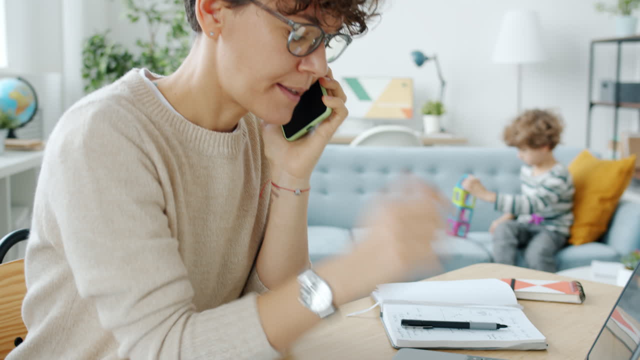 Working Mom Balancing Work and Family