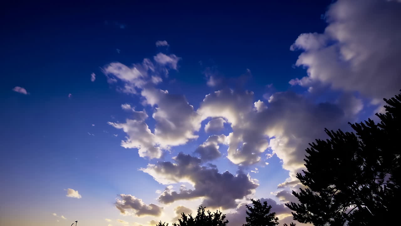 Dramatic Cloudscape at Dusk or Dawn