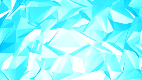 bright blue abstract 3d polygonal shapes video animation