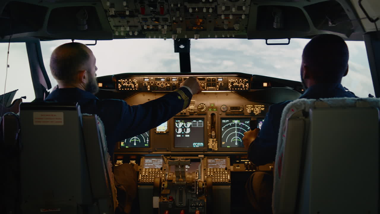 Captain switching buttons to fix altitude and longitude