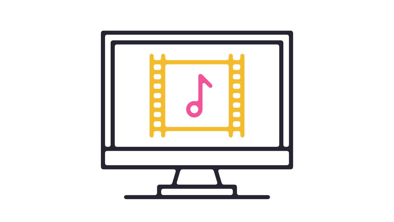 사운드트랙 아이콘 애니메이션