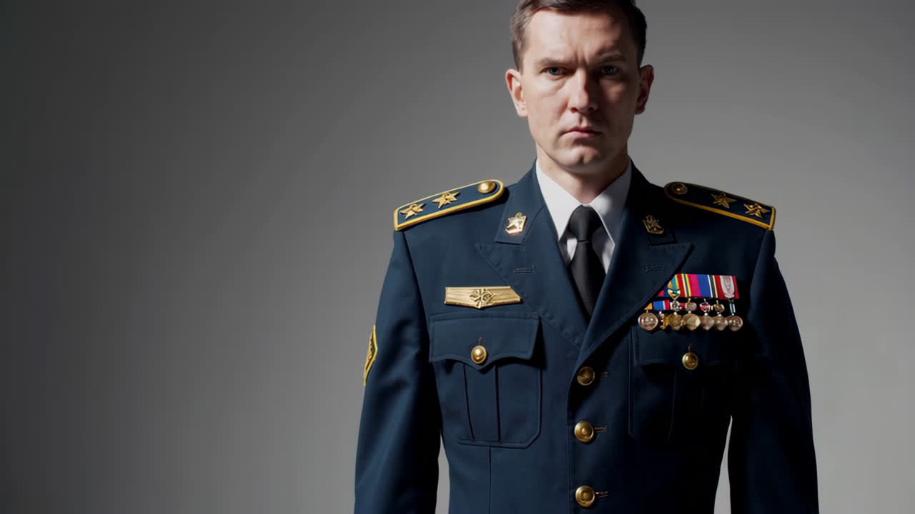 Military Officer Portrait