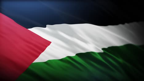 Bandera-De-Palestina,-Pantalla-Completa,-Alta-Resolución,-4k-Estado-De-La-Bandera-De-Palestina