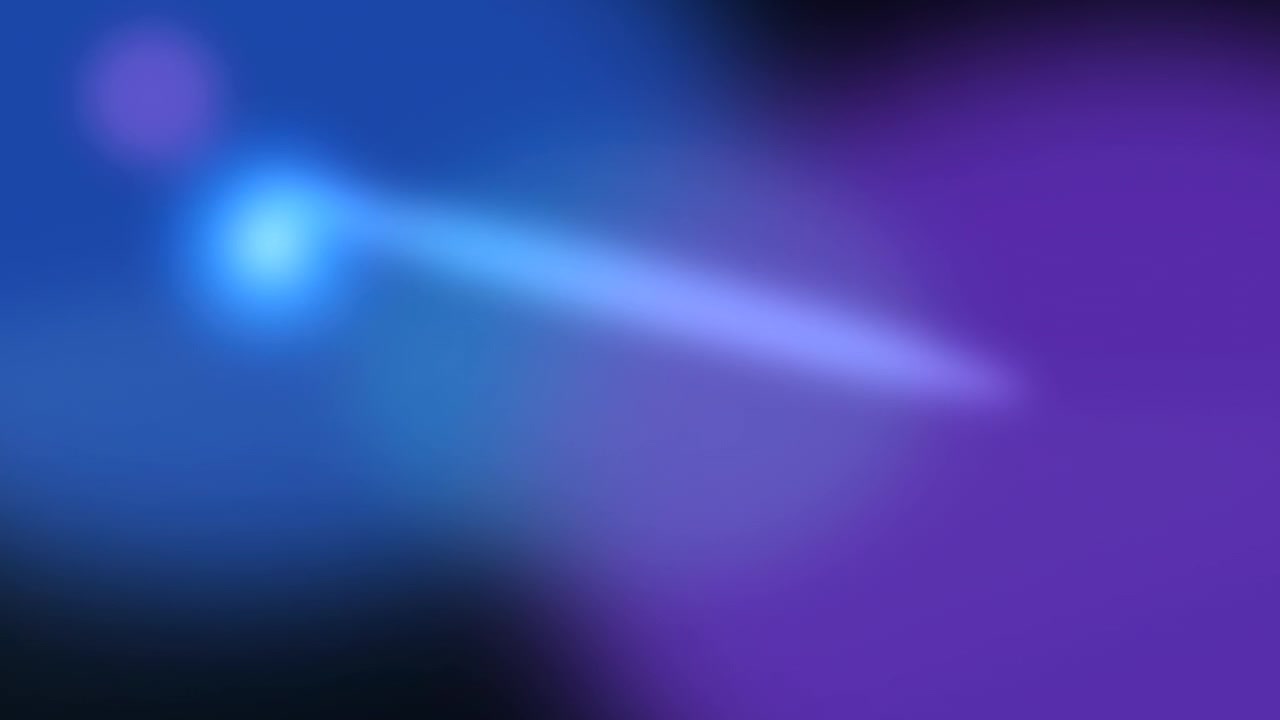 Abstract Blue and Purple Light Leaks and Lens Flares