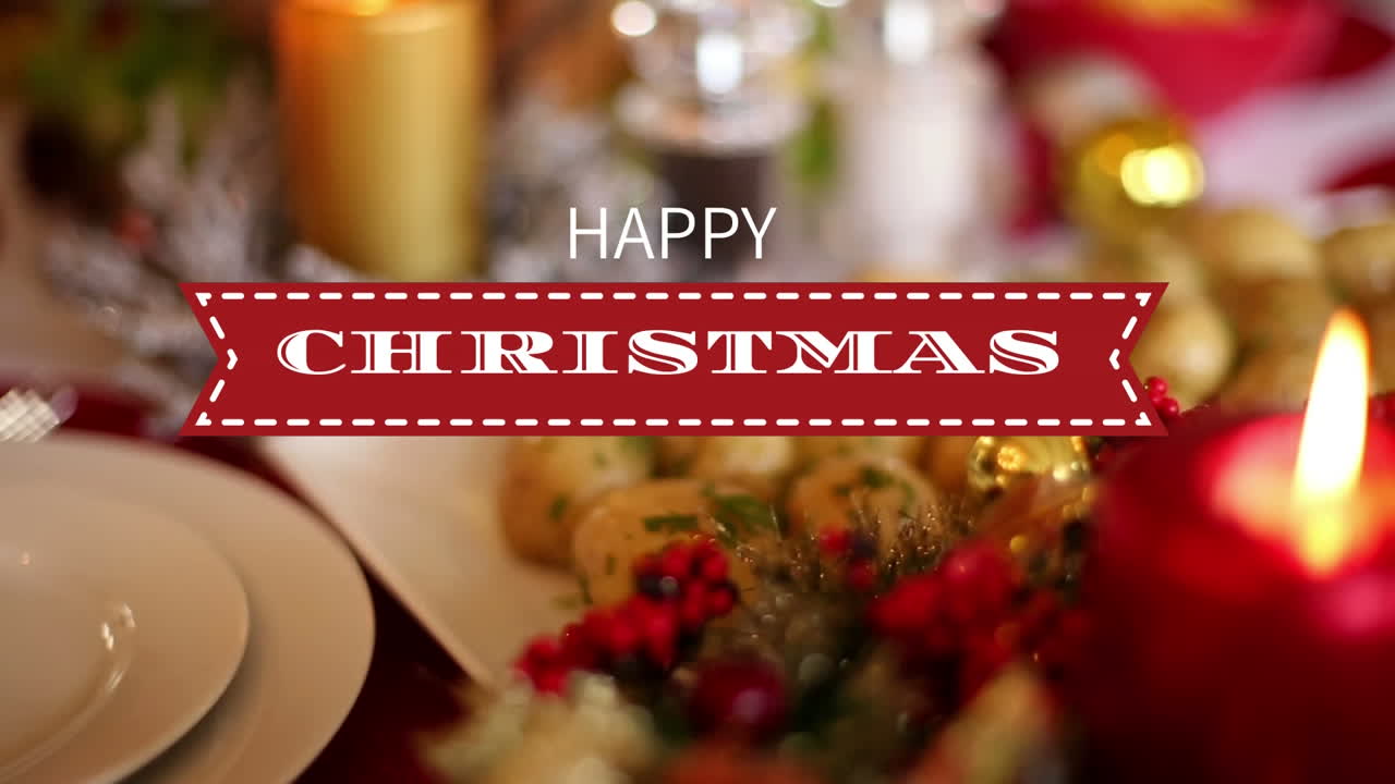 크리스마스 장식 4k에 대한 행복한 크리스마스 텍스트