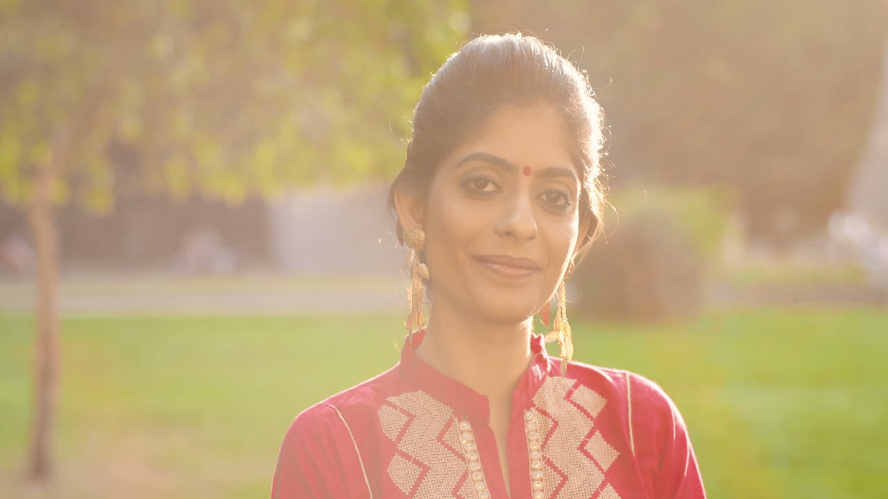 close-up da bela mulher indiana