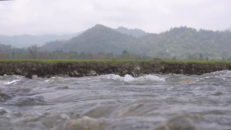 natural beauty of india and bhutan border or highland