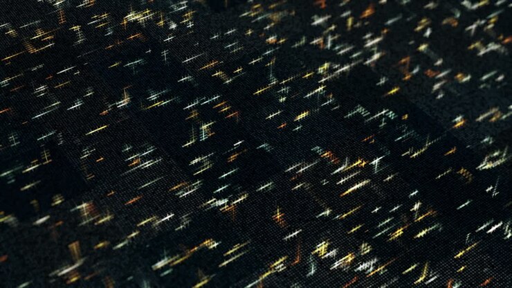 Abstract Digital Data Matrix Background
