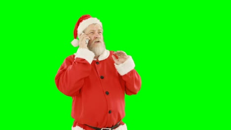 Santa-claus-talking-on-mobile-phone