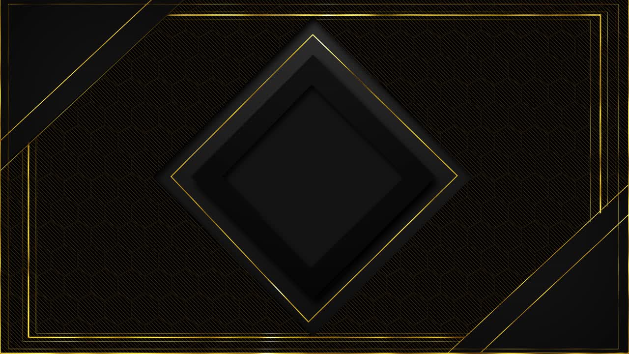 Design golden lines luxury pattern for celebration event podium award stage win 3d platform