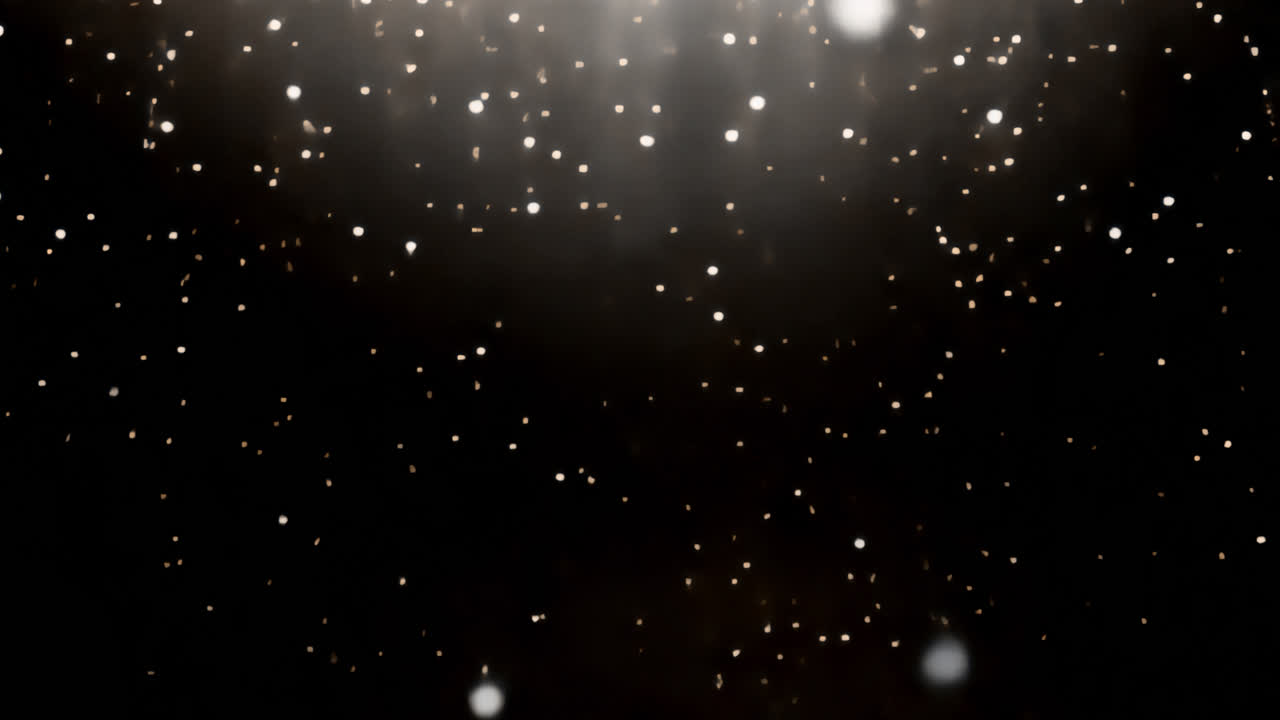 Snow falling in winter animated overlay, transparent 4K video, alpha channel, ProRes 4444