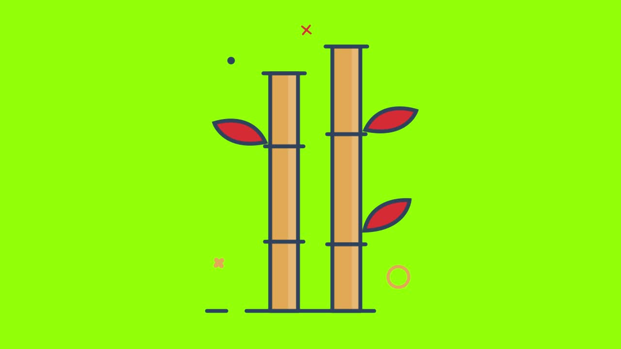 green screen , Bamboo, high quality