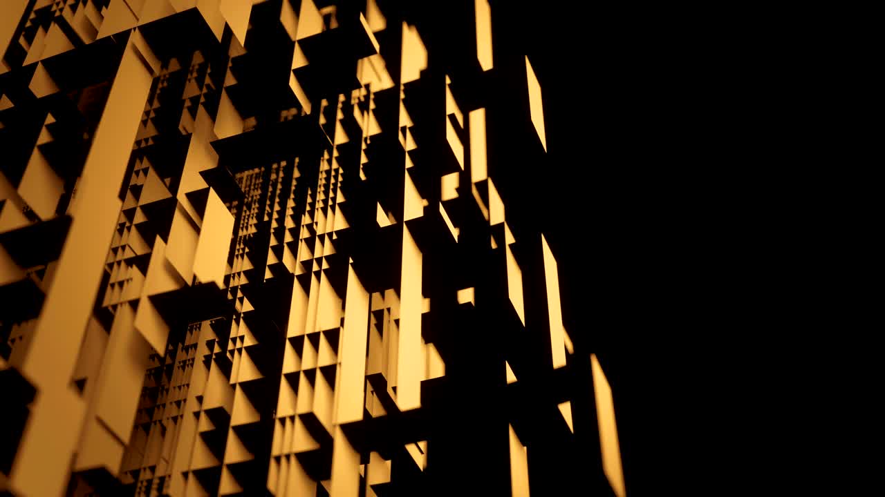 el patrón de origami ondulado.