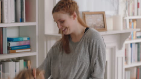 happy multiracial family dancing at home having fun enjoying dance celebrating exciting weekend together wearing pajamas