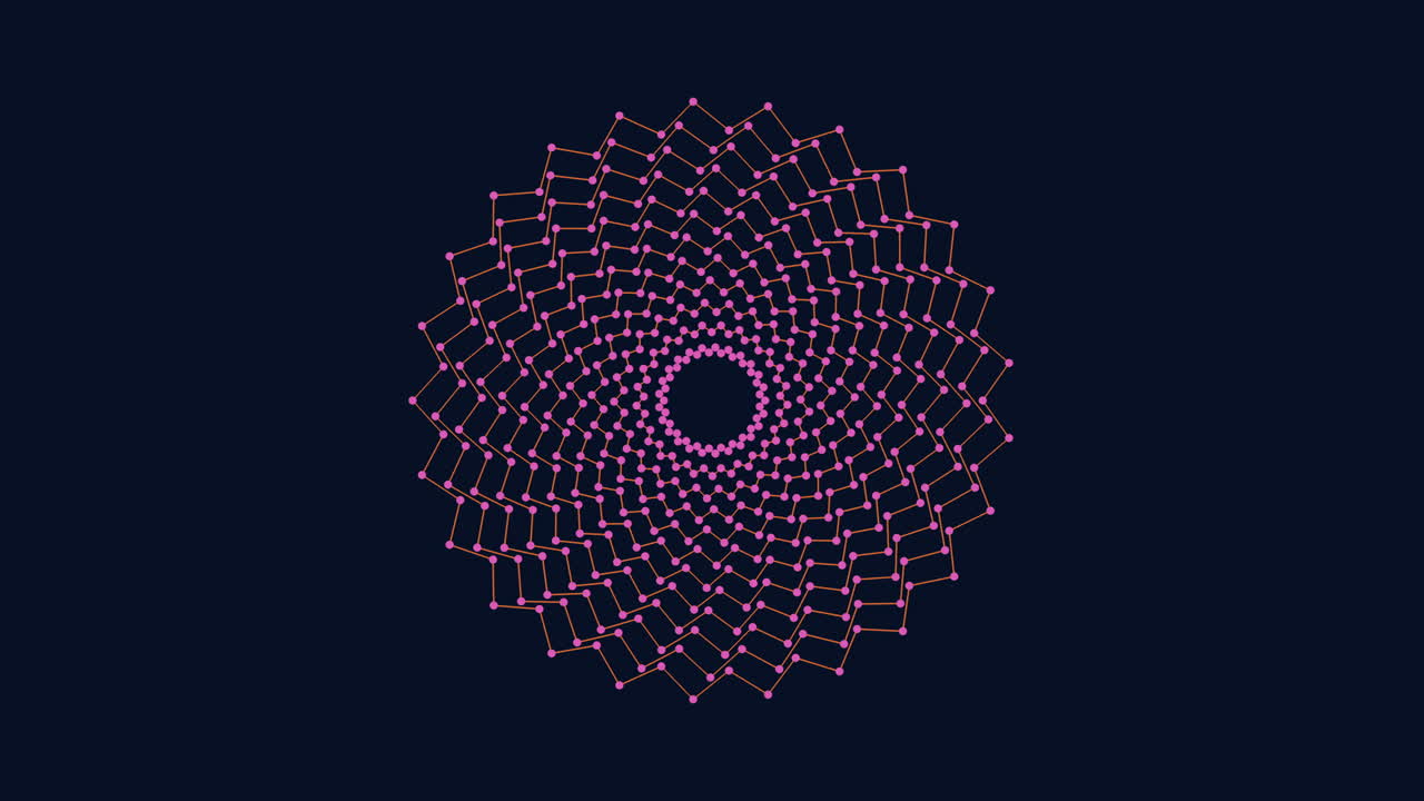 el patrón de puntos simétricos crea un diseño circular cautivador