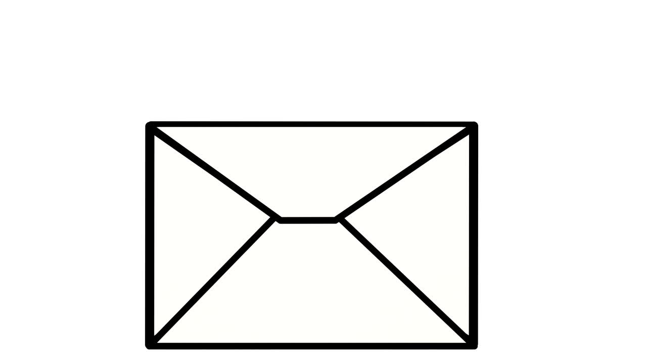 carta saliendo del sobre con la señora en él