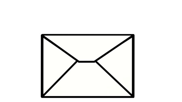 Letter coming out of envelope with Madam on it