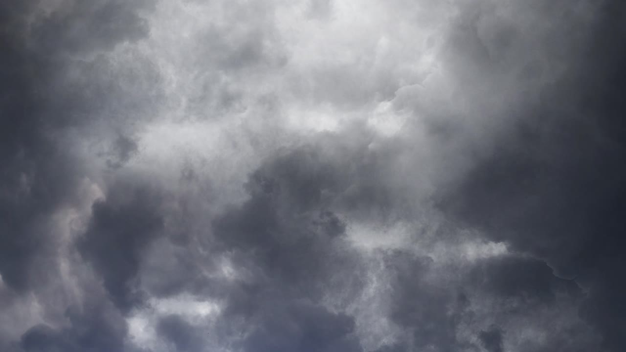 뇌우, 극적인 조명 하늘 폭풍