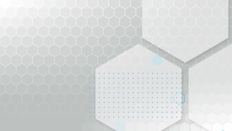 formas de panal sobre un fondo gris