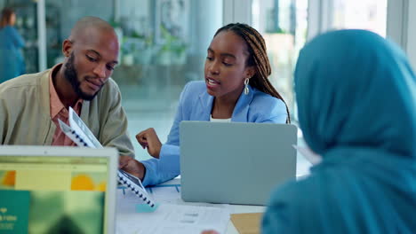 Reunión-De-Negocios,-Equipo-De-Diversidad