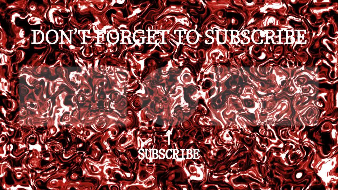 액체 금속 이동 엔드 카드 엔딩 스크린 모션 그래픽