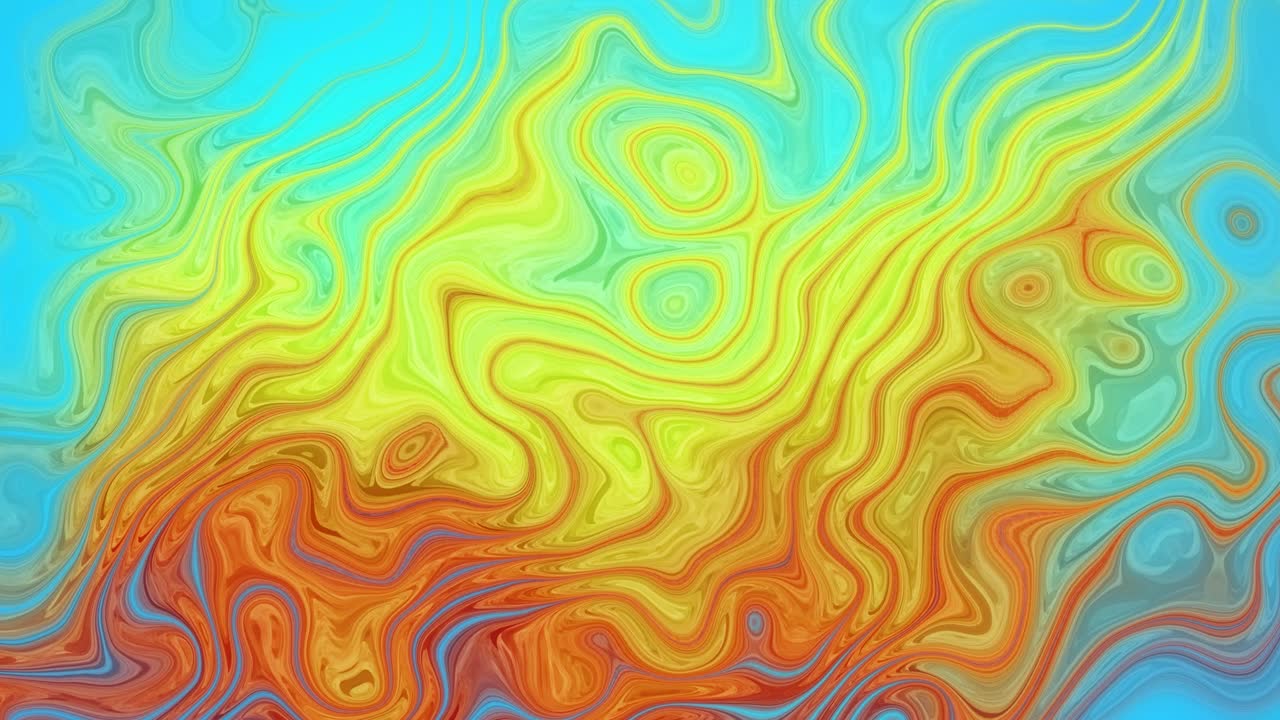 Abstract Multi colored wavy iridescent geometric motion surface . Holographic waves motion graphic design. Vivid Loop background. Modern Concept art.