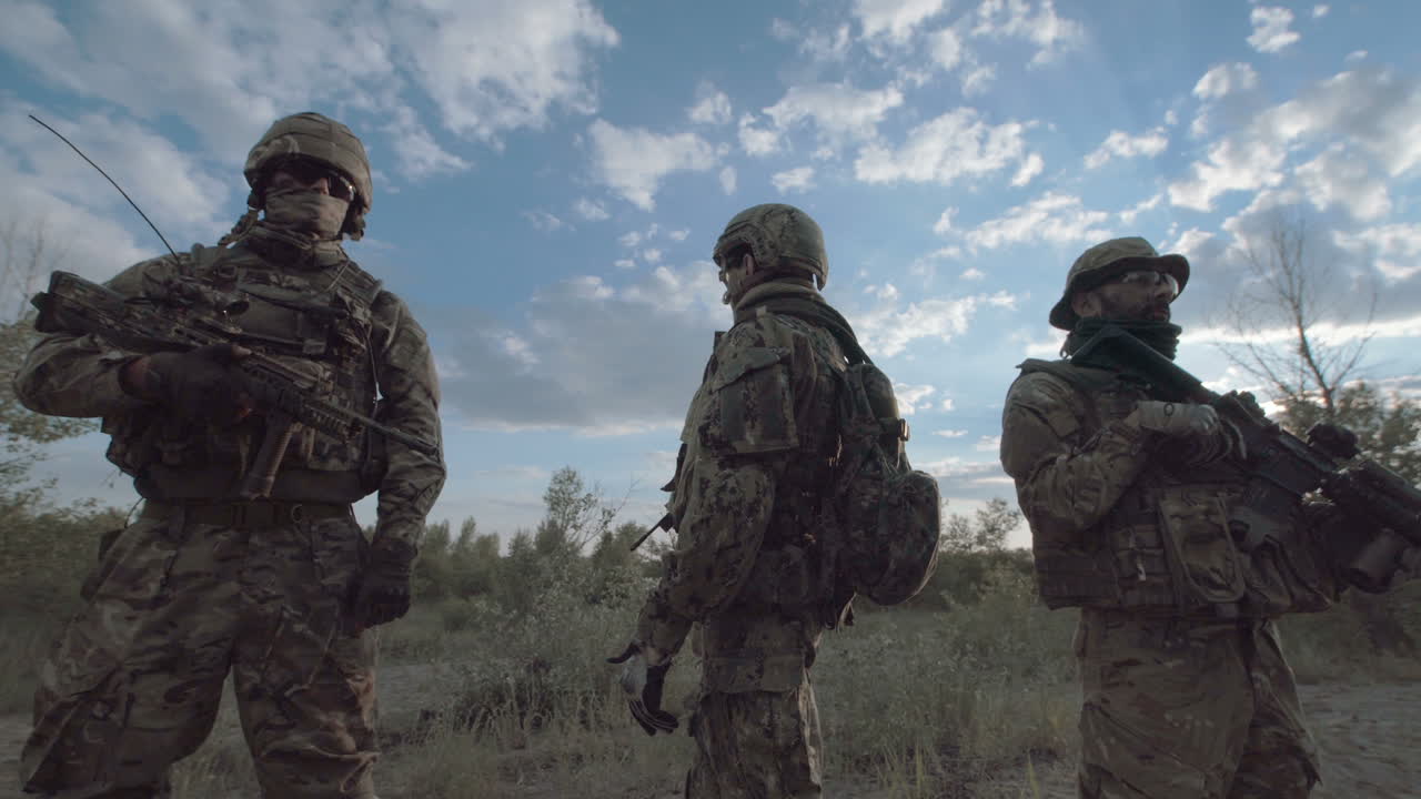 Military Troops on Patrol