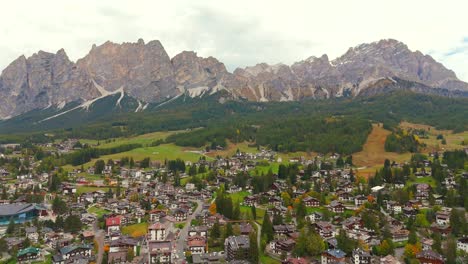 watch the sun dance on cortina’s mountaintops in this breathtaking drone shot.