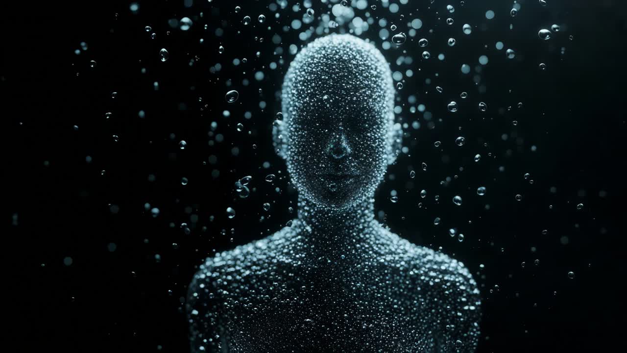 абстрактная фигура воды