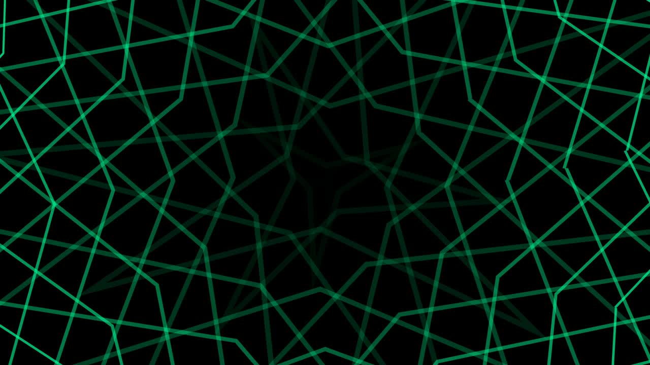 Abstract promo pattern of rotates network. Endless animation