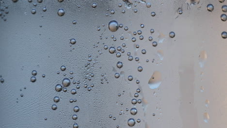 close-up view revealing sparkling bubbles rising through clear water