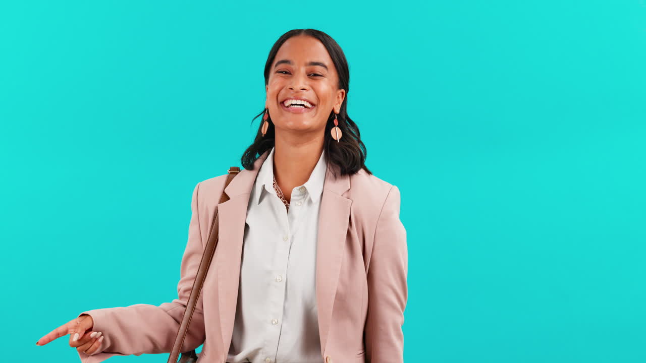 Businesswoman, portrait and on green screen