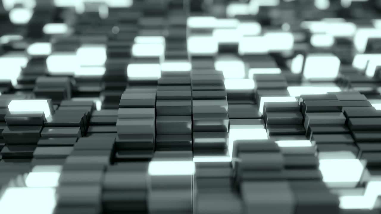 4K Abstract Blockchain Concept.