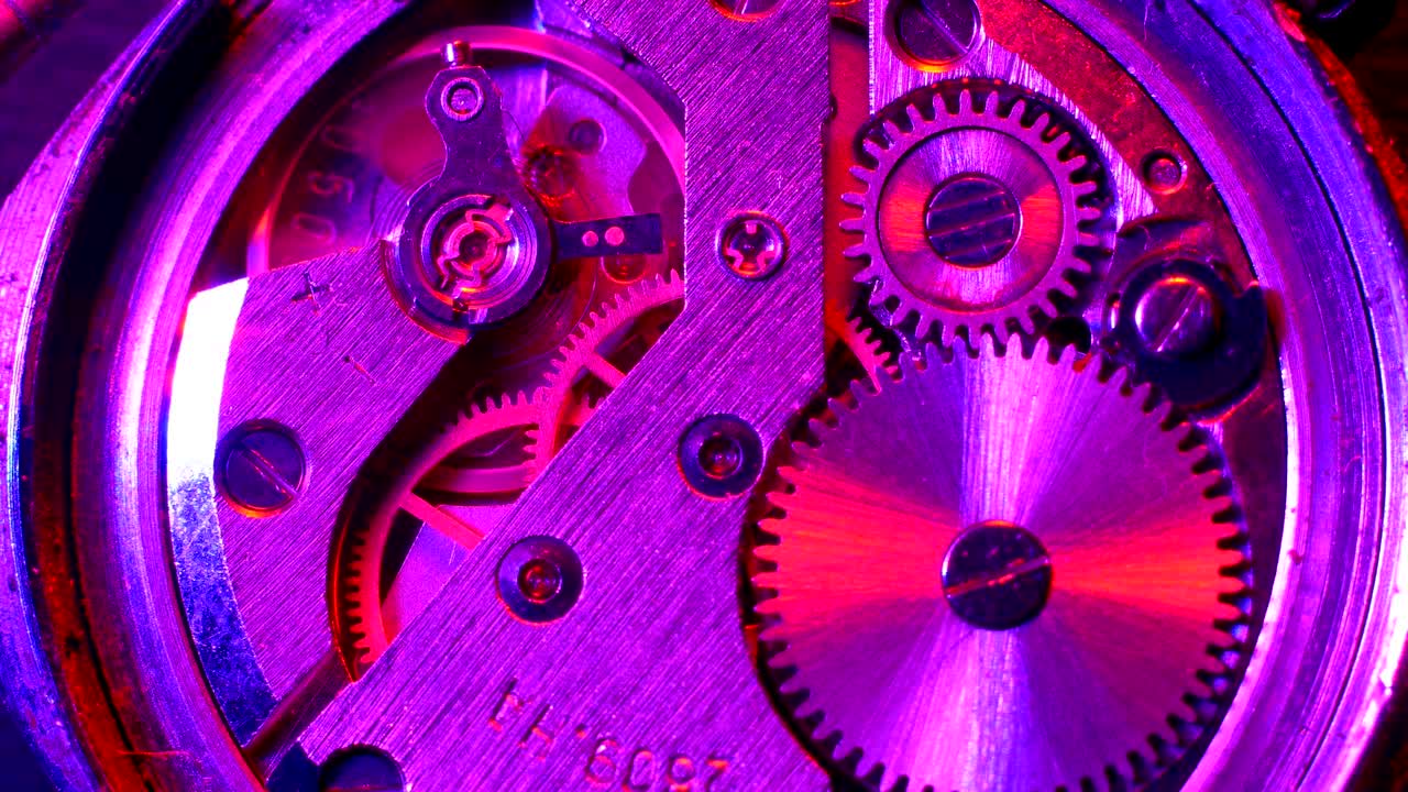 Watch Mechanism Close Up