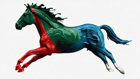 colorful horse art