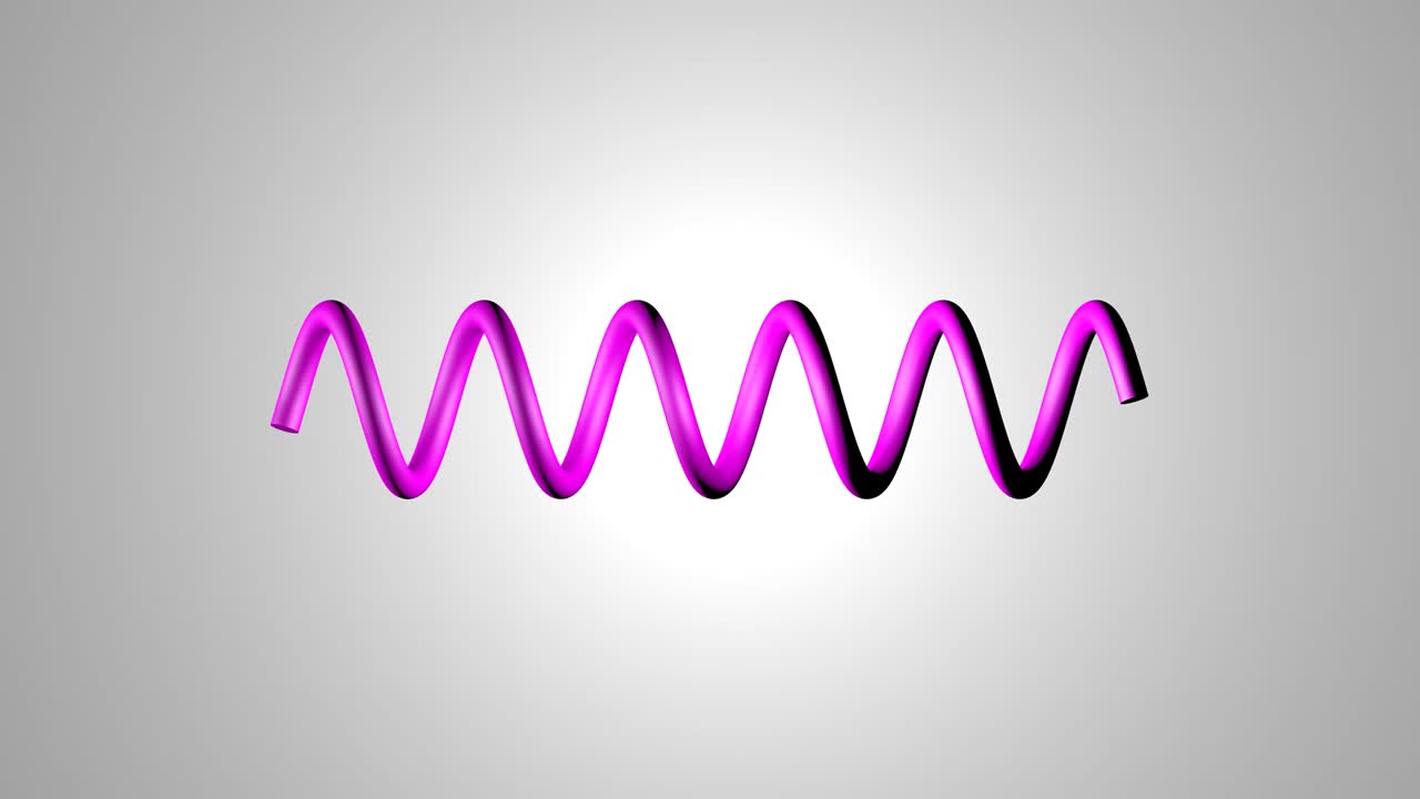 추상적인 3d 나선형 모양