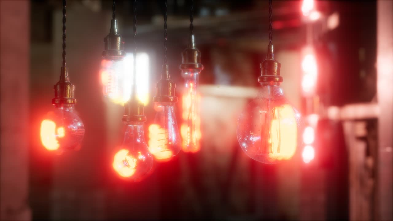 vieja bombilla incandescente retro vintage