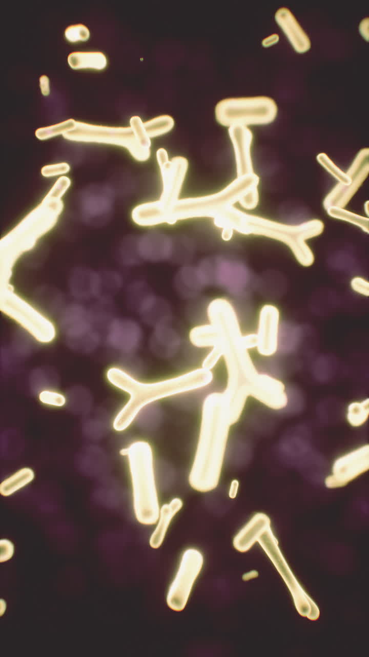 virus bajo la vista microscópica para la educación