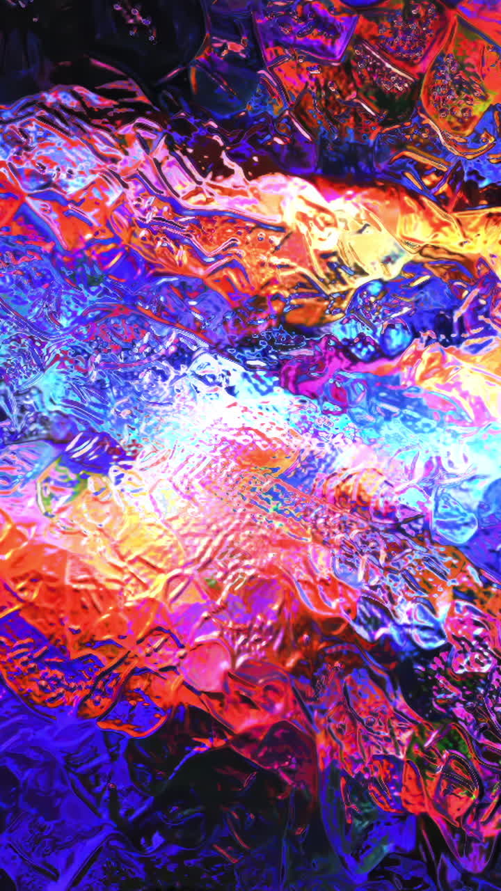 Abstract Colorful Liquid Art