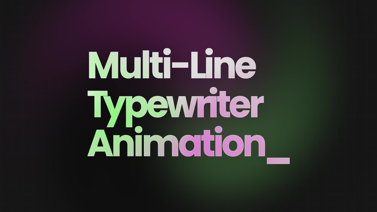 Typewriter Effects 03