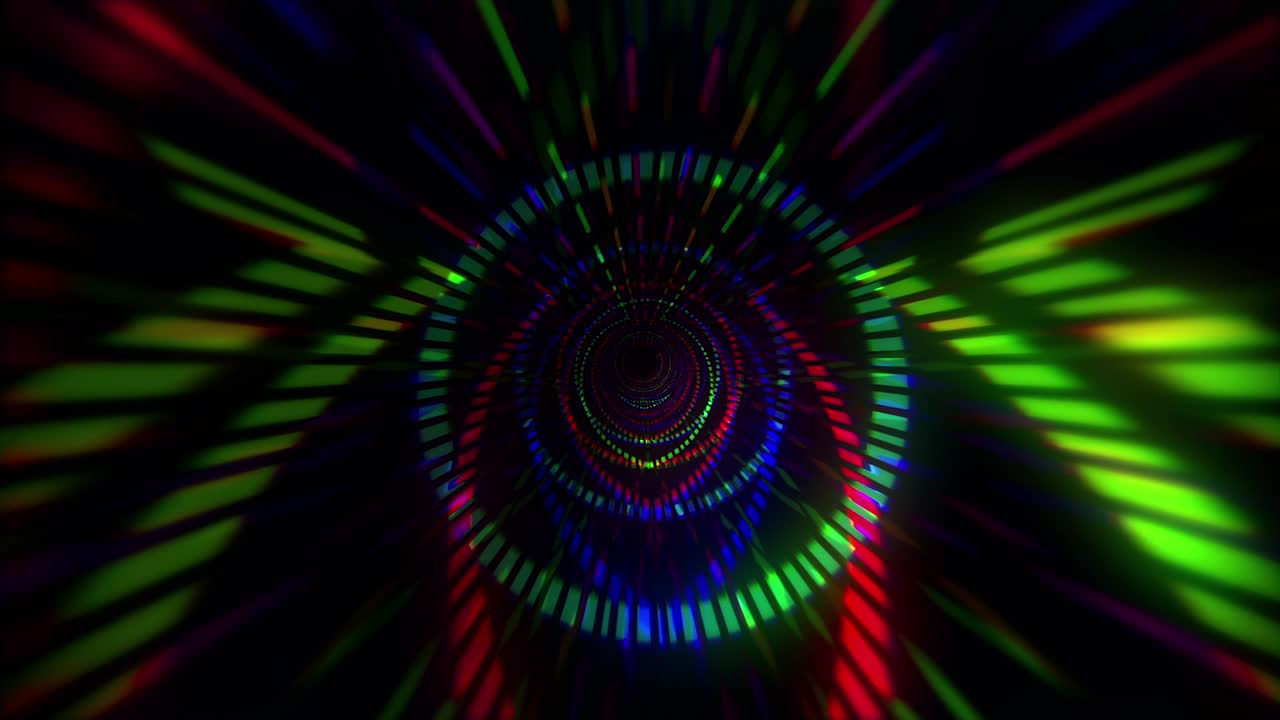 Tunnel VJ astratto creativo