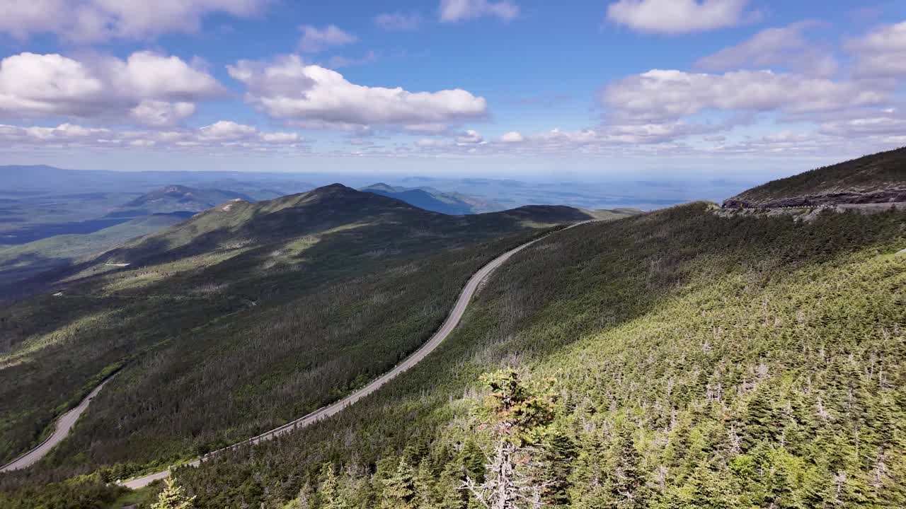 vista panorámica desde la cima de la montaña whiteface en wilmington, nueva york