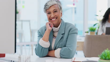 pride, smile and senior professional woman