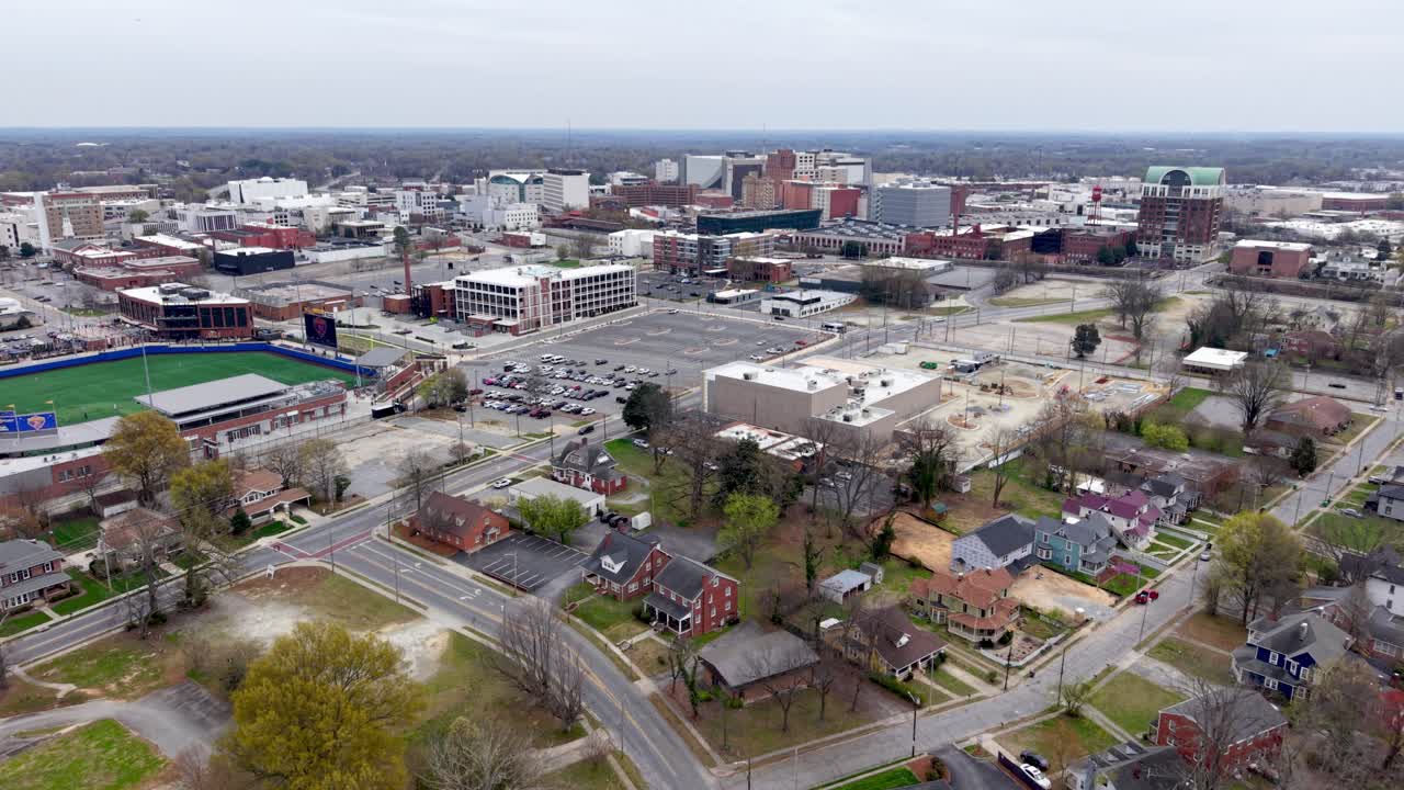 aerial homes and community in high point nc, north carolina