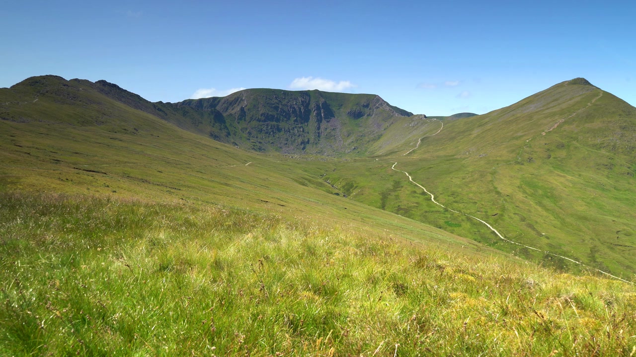 Sti der fører til Swirrel Edge, Helvellyn
