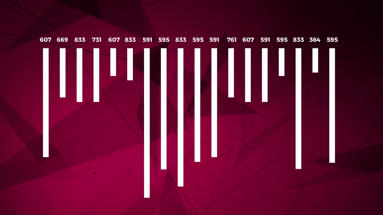 데이터 및 보고 통계, 그래프 다이어그램으로 애니메이션