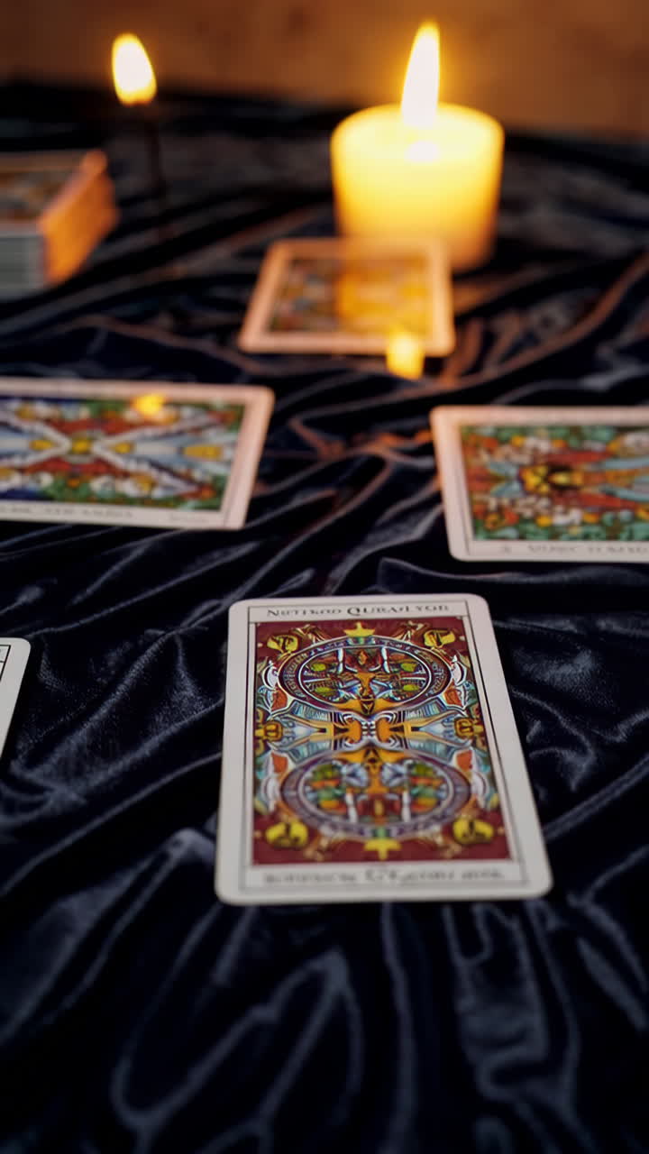 Tarot Cards and Candles
