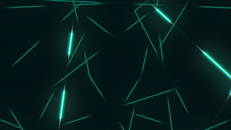 abstract black and blue background featuring glowing green lines and shapes, creating a futuristic and modern aesthetic in a visually intriguing composition