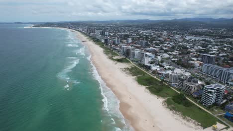 palm beach - gold coast - queensland qld - australia - drone shot